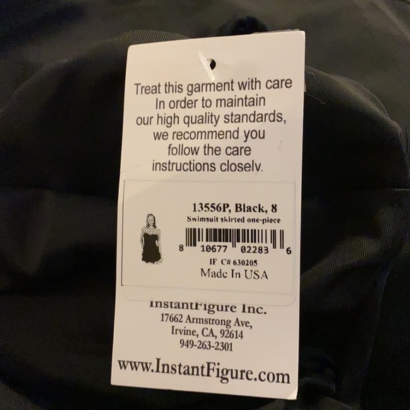 INSTANTFIGURE Skirted One Piece Swimsuit - Picture 11 of 14
